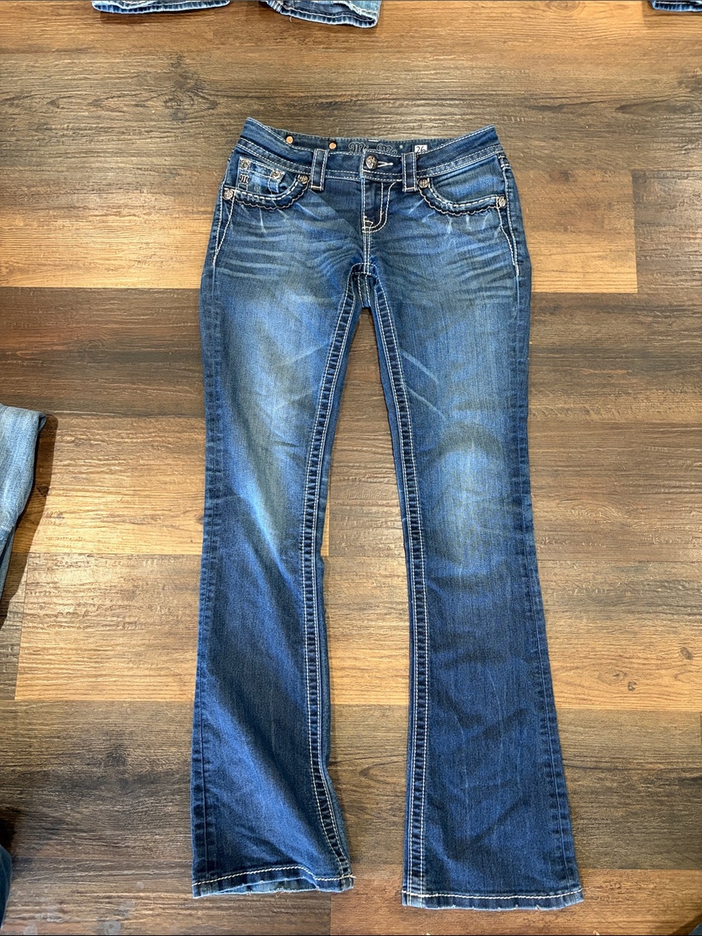 Women’s Dark Blue Bootcut Jeans - miss me